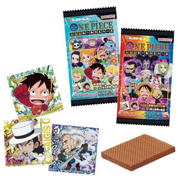 Bandai Candy Niformation One Piece Pirate Stickers Log.8
