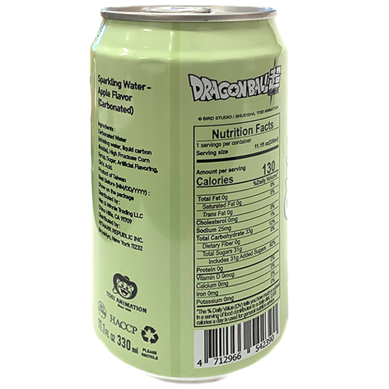 OCEAN BOMB Dragon Ball Apple Flavor Soda 330ml Japantastic
