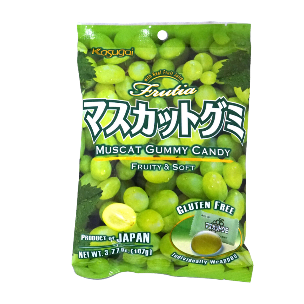 KASUGAI Muscat Gummy Candy 107g Japantastic
