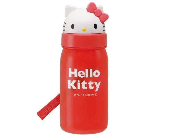 Hello Kitty Bottle w/ Straw