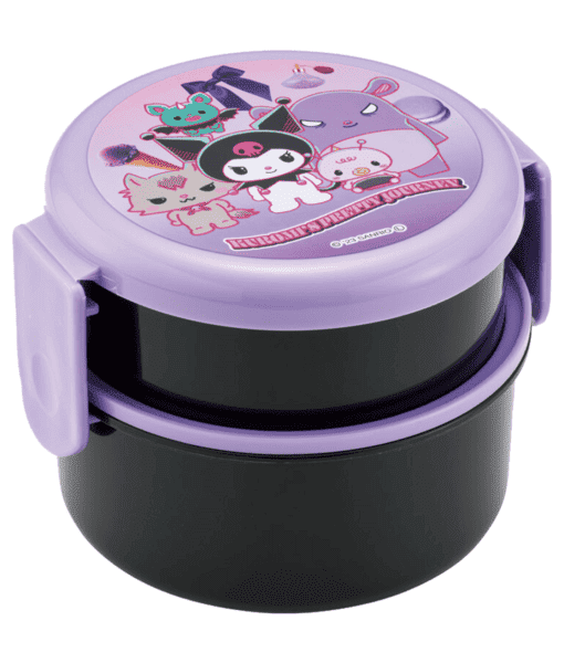 Kuromi Round Bento Lunch Box 16.91oz (Kuromi’s Pretty Journey)