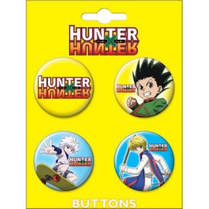 Hunter X Hunter 4 Button Set