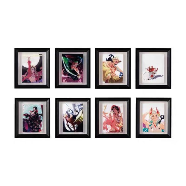 One Piece Window Art Collection Gashapon – Bandai Framed Illustration Gachapon 1 Random - Image 2