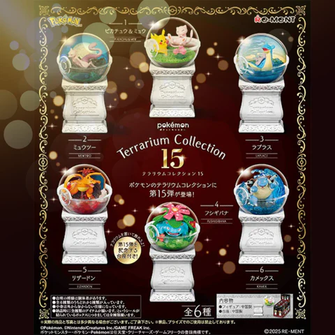 [Pre-Order]Re-Ment Pokemon Terrarium Collection 15 1 Single