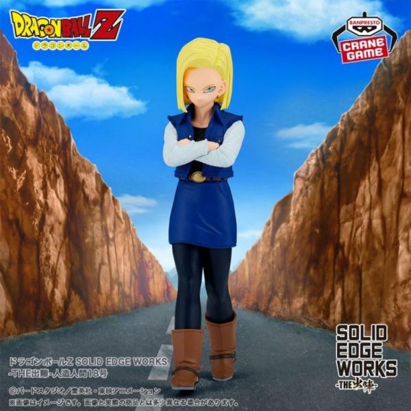 Dragon Ball Z Solid Edge Works Android 18 Banpresto