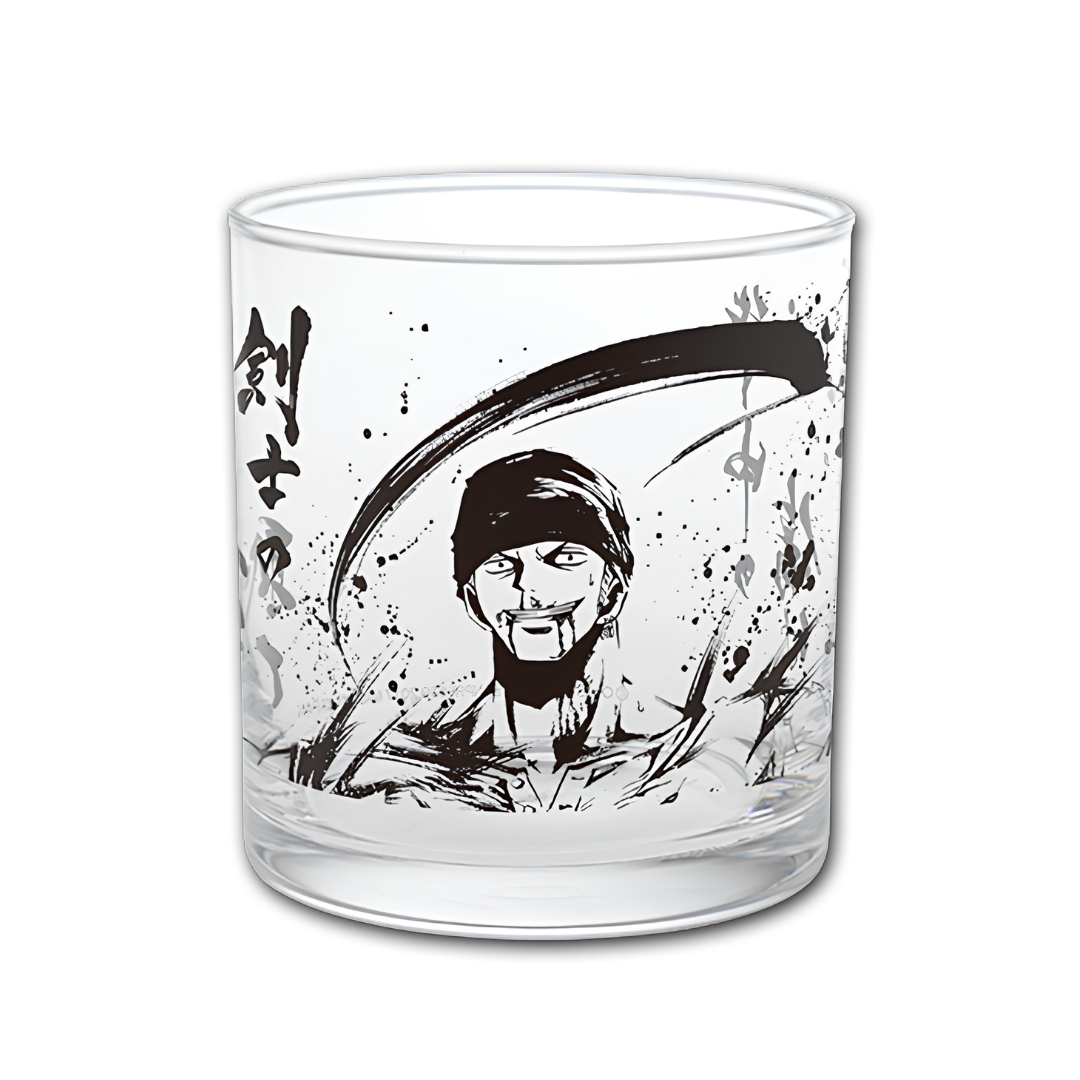 One Piece Famous Quotes Sumi-e Glass Cup 1 Random - Image 2