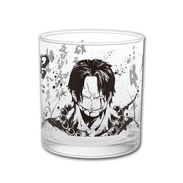 One Piece Famous Quotes Sumi-e Glass Cup 1 Random