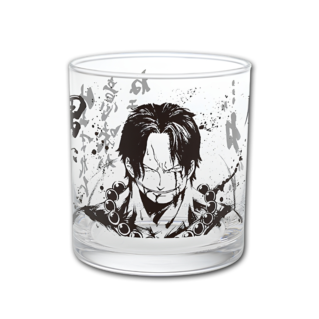 One Piece Famous Quotes Sumi-e Glass Cup 1 Random