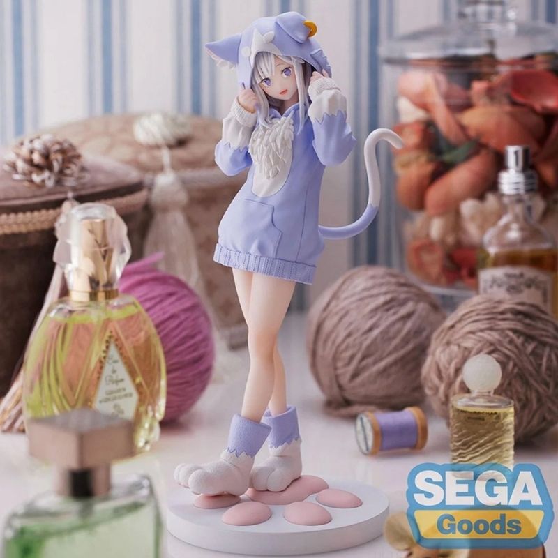 Emilia Figure - Re:Zero Fluffy Pack by SEGA Luminasta - Image 2
