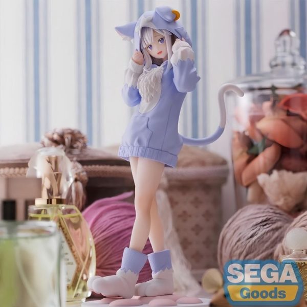 Emilia Figure - Re:Zero Fluffy Pack by SEGA Luminasta