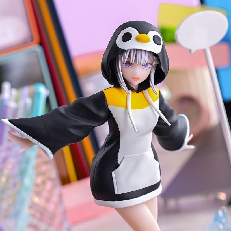 Emilia Penguin Onesie Figure W/ Pen Holder - Re:Zero - Image 4
