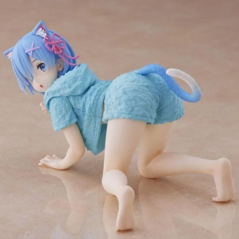 Re:Zero Rem Desktop Cute Figure - Cat Room Wear Original - Image 3