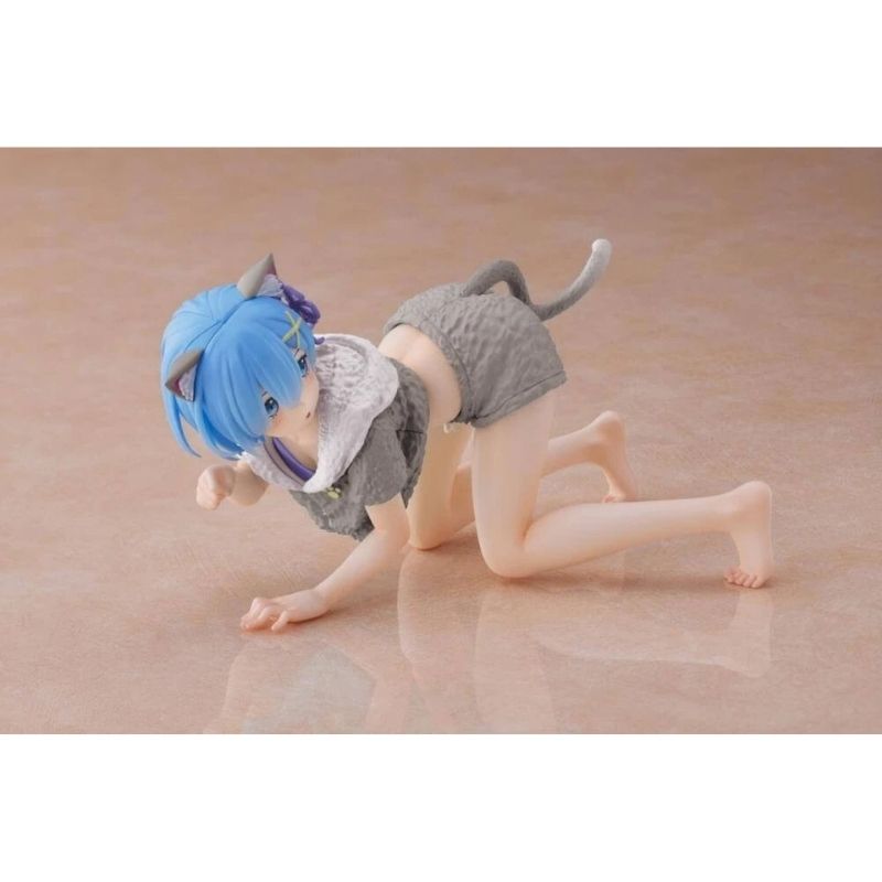 Re:Zero Rem Desktop Cute Figure - Cat Room Wear Renewal - Image 4