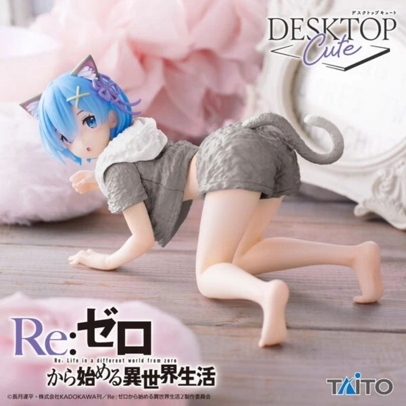 Re:Zero Rem Desktop Cute Figure - Cat Room Wear Renewal - Image 6