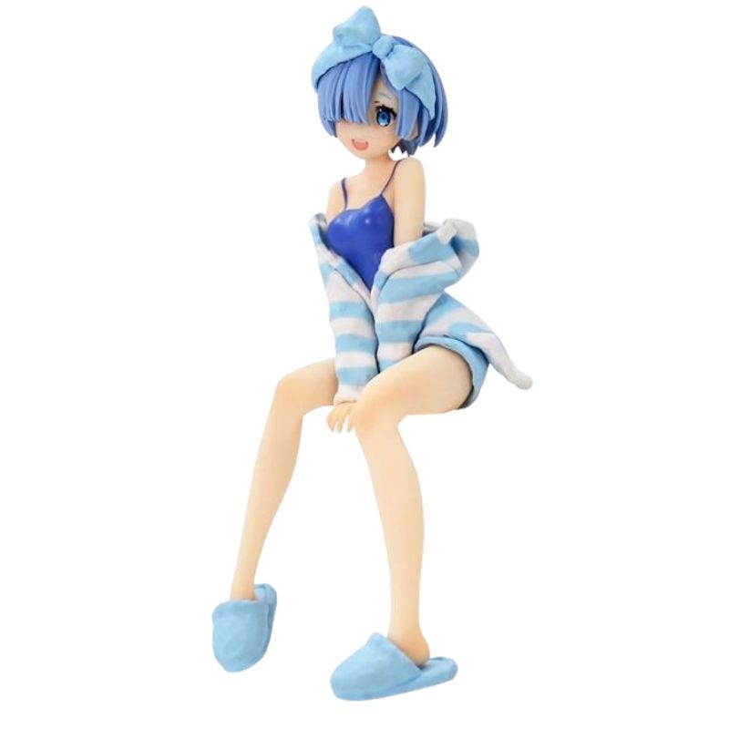 Re:Zero Rem Noodle Stopper Figure - Room Wear by FuRyu - Image 5