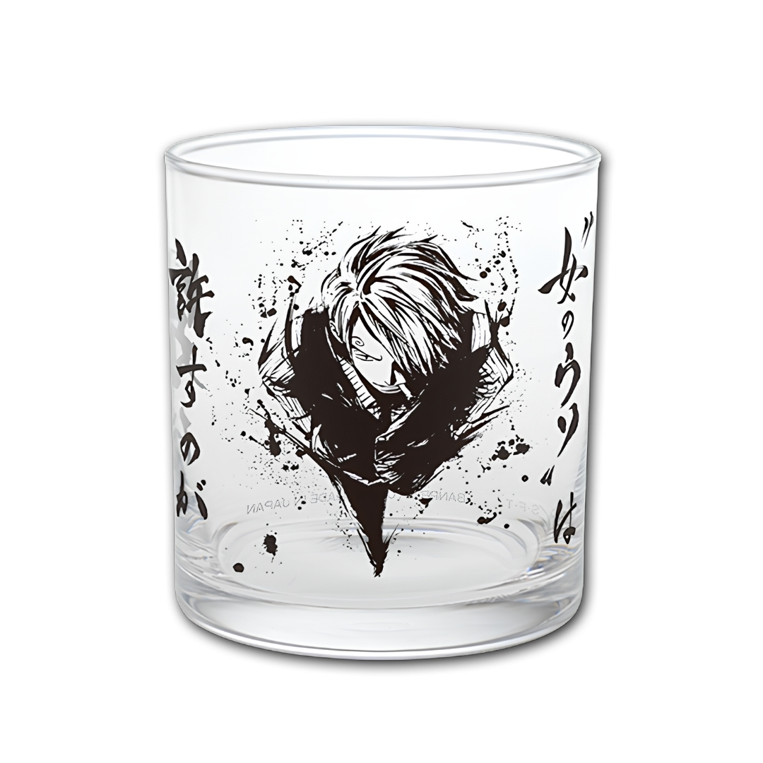 One Piece Famous Quotes Sumi-e Glass Cup 1 Random - Image 4