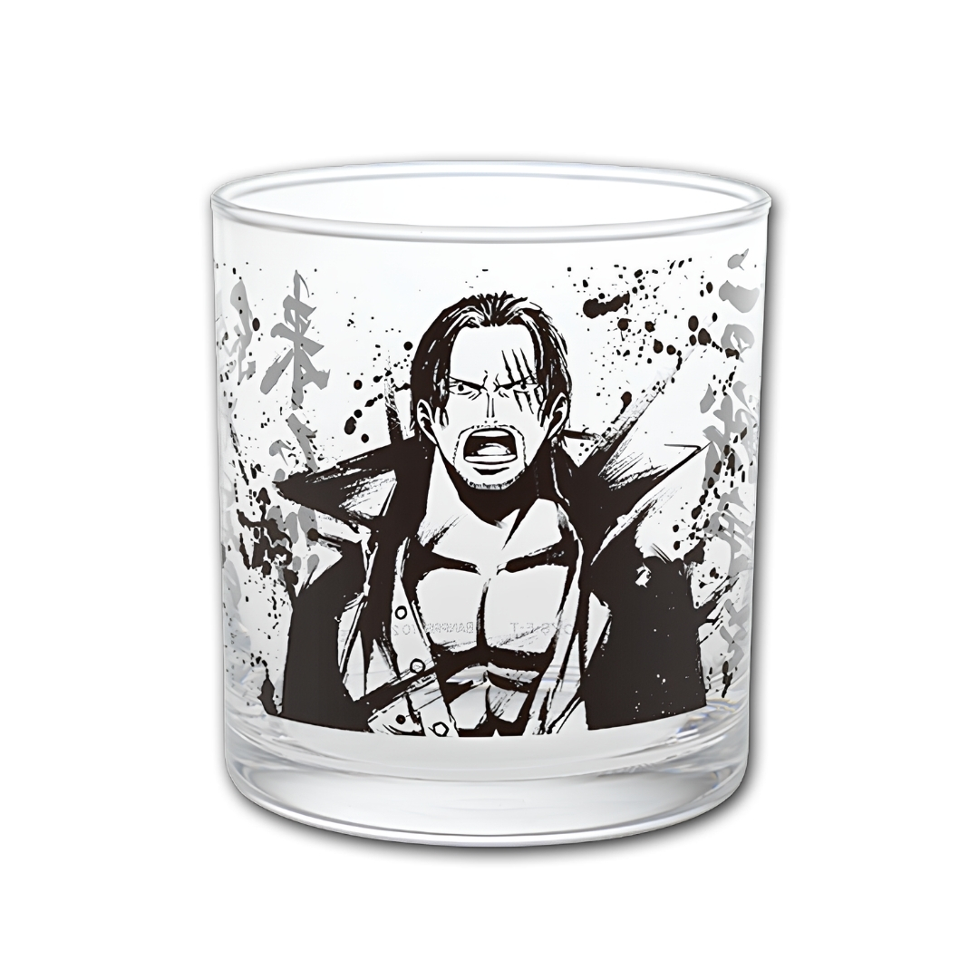 One Piece Famous Quotes Sumi-e Glass Cup 1 Random - Image 6